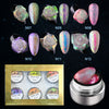 6-Pack 5D Non-Stick Nail Extension Carving Gel Set – 6 Aurora Iridescent Sculpture Hard Gels for Nail Art DIY