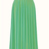 Plus Size Modal Bustier & Mid-Length High-Waist Pleated Swing Skirt 2-in-1 Lightweight Stretch