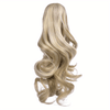 Clip-In Curly Ponytail Hair Extension – 11.8 in (30 cm) Loose Wave Claw Clip, Synthetic High-Temp Fiber for Women