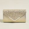 Women's Sequin Envelope Clutch Bag – Chain Shoulder Crossbody for Prom & Parties