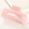 Multicolor Large Acrylic Rectangle Hair Clip Thick Resin Claw for Long Thick Hair Nonslip Jaw Clip