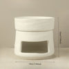 Modern Ceramic Aromatherapy Oil Burner & Diffuser – 100ml Smoke-Free Essential Oil Warmer, 3.94 in (10 cm) European Style
