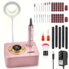 35000 RPM Electric Nail Drill Machine, High-Speed Nail Art Drill for Acrylic & Gel Removal with LED, Manicure and Pedicure Tool for Salon & Home