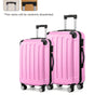 2-Piece Luggage Set 20-inch (51 cm) & 24-inch (61 cm) Lightweight ABS+PC Spinner Suitcases with Combination Lock and 360° Wheels