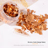 Golden Foil Flakes for Nail Art — Metallic Nail Foils for Resin, Epoxy, Tumblers, Face & Eye Makeup, DIY Crafts