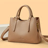 Elegant Women's PU Leather Handbag with Detachable Strap – Messenger Bag for Everyday Travel & Gifts