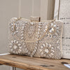 Vintage Rhinestone Evening Clutch - PU Cocktail Handbag with Removable Chain Shoulder Strap