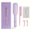32mm Wave Curling Iron - Adjustable Temperature, Fast Heat & Anti-Scald Safety (Pink or Purple)