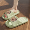 Kawaii Bear Cloud Slides Cute Cartoon Slip-On EVA Shower and Pool Sandals