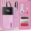 Rechargeable Nail Drill Machine 45,000 RPM — Professional Electric Nail File & Gel Polish Sander for Manicure Pedicure
