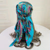 Boho Paisley Square Scarf 90 cm (35.4 in), 100% Polyester Decorative Shawl for Women, Machine Washable Versatile Wrap