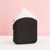 Solid Color Mini Makeup Bag – Portable Zipper Cosmetic Pouch & Sanitary Napkin Storage Clutch for Women