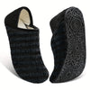 Lightweight Slip-On House Slippers - Non-Slip Rubber Sole, Cozy Fabric Lining, All-Season