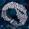 Rhinestone Bridal Headband Acrylic Crystal Wedding Hairpiece Transparent Vintage Elegant Hair Accessory for Bride & Formal Events