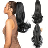 Clip-In Curly Wavy Ponytail Extension Claw – Flexible Synthetic Hairpiece for Women