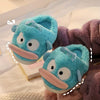 Women's Indoor Cartoon Slippers - Warm Thick-Soled Soft Fabric Home Slippers for Autumn Winter