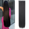Long Straight Clip-In Hair Extension for Women – One-Piece Synthetic Ponytail Hairpiece, Seamless Natural-Looking Claw Clip