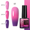 Temperature-Sensitive Color Changing Gel Nail Polish 7ml (0.24 fl oz) Fragrance-Free, Thermochromic Nail Art Manicure