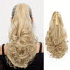 Claw Ponytail Clip-In Long Curly Wavy Synthetic Hair Extension, Heat-Resistant Fiber