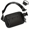 Waterproof Fanny Pack Waist Bag for Women and Men, 4-Zipper Belt Bag with Adjustable Strap, Crossbody for Running Yoga Hiking Travel