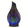 USB Essential Oil Diffuser 4.06 oz (120 ml) – Soundwave Technology, 7-Color LED Mood Light, Auto-Off & 4 Timers, BPA-Free Glass Oval for Home & Office