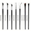7-Piece Ultra-Thin Eye Makeup Brush Set – Angled Eyeliner, Slanted Brow, Lower Lash & Tear Trough Brushes, Portable, Beginner-Friendly