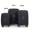 Expandable 3-Piece Luggage Set 20/24/28 in (51/61/71 cm) - PP Hard Shell Suitcases with Double Spinner Wheels, TSA-Compatible Lock, Telescopic Handle