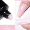 Poly Gel Nail Extension Kit — 6 Classic Pink & Nude Builder Gels for DIY Nail Art