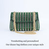 Colorful Rhinestone Clutch with Chain Strap - Glitter Evening Bag for Party, Prom & Banquet