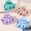 Frosted Octopus Hair Clips - Matte Oval Hairpin, 1/4/9 Pack