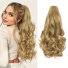 14-Inch (35 cm) Loose Curly Pear Wave Ponytail Extension for Women, Heat-Resistant High Temp Fiber, All-Season Party & Daily Wear