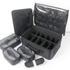 Professional Makeup Case - Large Capacity Multi-Layer Cosmetic Organizer with Adjustable Dividers, Durable Nylon & Zipper Closure