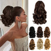Curly Wavy Clip-In Ponytail – Clip-On Volumizing Hair Extension for Women – Heat-Resistant Fiber