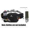 Multifunctional Outdoor Waist Bag with Water Bottle Holder and Carabiner - Running, Hiking & Fitness Belt Bag