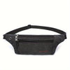 Tactical Canvas Waist Pack - Adjustable Multi-Pocket Fanny Pack for Hiking & Outdoor Activities (Black, Brown, Olive Green)