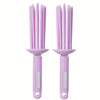 Round Fluffy Curling Hair Brush 1 or 2-Pack - Round Styling Brush for Curls