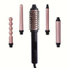 5-in-1 Ceramic Hair Curler with 5 Interchangeable Barrels - Voluminous, Clump-Free Curls for All Hair Types