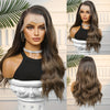 Elegant 28-Inch (71 cm) Lace Front Wig for Women – Loose Wave Synthetic Hair, 13x4 Lace, Heat-Resistant Fiber for Weddings, Cosplay & Daily Wear