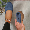 Breathable Slip-On Women's Flats Comfortable Soft PU Sole Casual Anti-Slip Shoes Plus Size