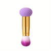 Double-Ended Purple Makeup Sponge & Brush Set — 1 or 3-Pack
