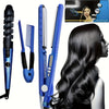 3-in-1 Curling Iron Straightener & Spiral Wand – Portable Automatic Hair Curler for Short Hair, Salon-Quality Curls