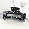 Multicolor Large Acrylic Rectangle Hair Clip Thick Resin Claw for Long Thick Hair Nonslip Jaw Clip