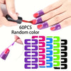 60-Pack U-Shape Nail Polish Protector Guards – Peel-Off Finger & Cuticle Protectors for Manicure, Stamping & Nail Art, Odorless