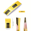Golden Self-Adhesive Nail Forms for UV and Poly Gel Extensions, Matte Medium Square, 20/50/100/500 pcs