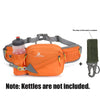 Multifunctional Outdoor Waist Bag with Water Bottle Holder and Carabiner - Running, Hiking & Fitness Belt Bag