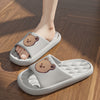 Kawaii Bear Cloud Slides Cute Cartoon Slip-On EVA Shower and Pool Sandals