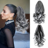 Curly Wavy Clip-In Ponytail – Clip-On Volumizing Hair Extension for Women – Heat-Resistant Fiber