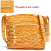 Crocodile Pattern PU Women's Shoulder & Crossbody Bag - Multi-Layer Large Capacity Bucket Bag