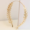 Baroque Gold Metal Headband with Intricate Floral Design, Bridal & Festival Hairpiece (1pc)