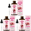100ml Rose Essential Oil - 100% Pure Plant Oil for Massage, Face, Body, Hair & Nail Care